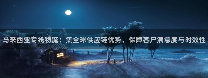 狗子28注册网页版：马来西亚专线物流